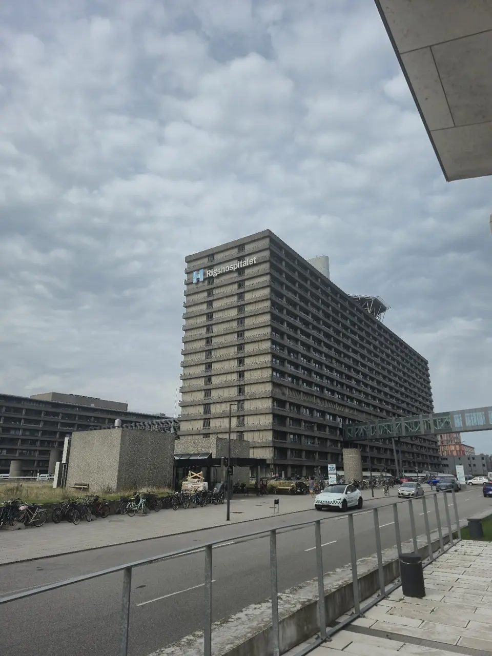 The main building of Rigshospitalet, viewed from outside